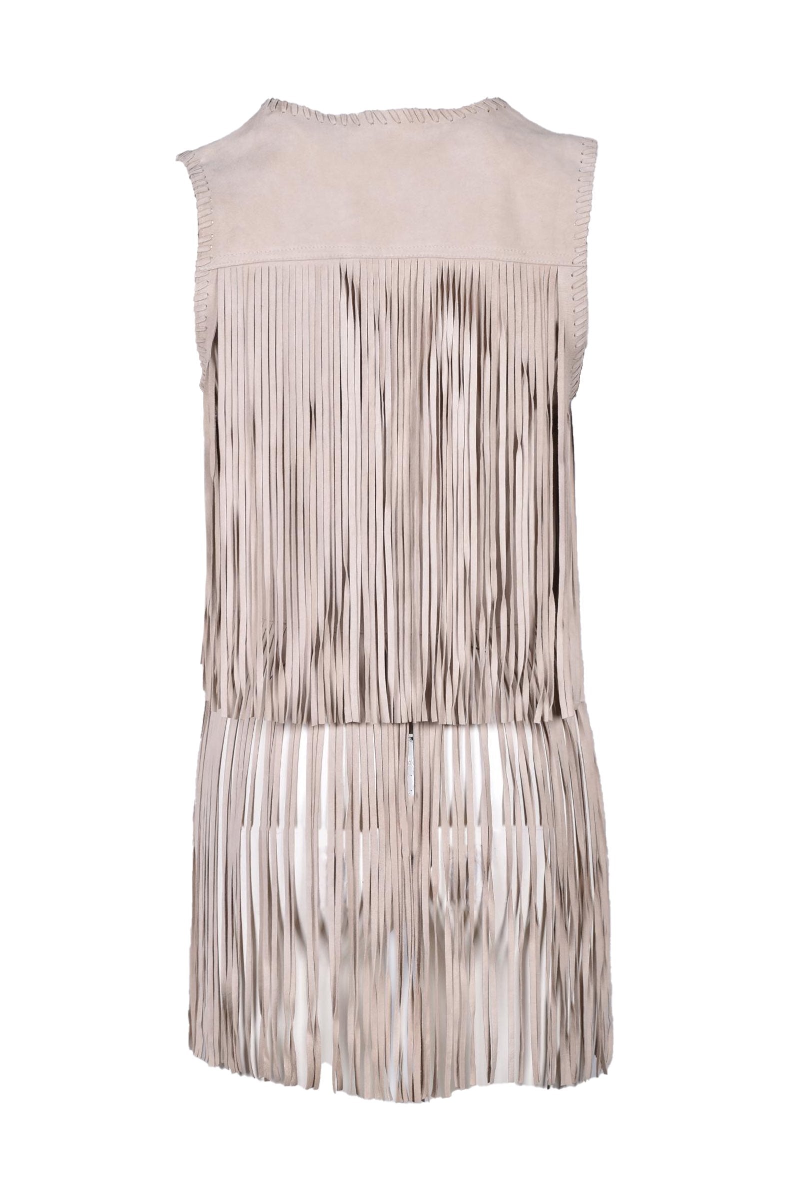 WILD CASHMERE leather vest