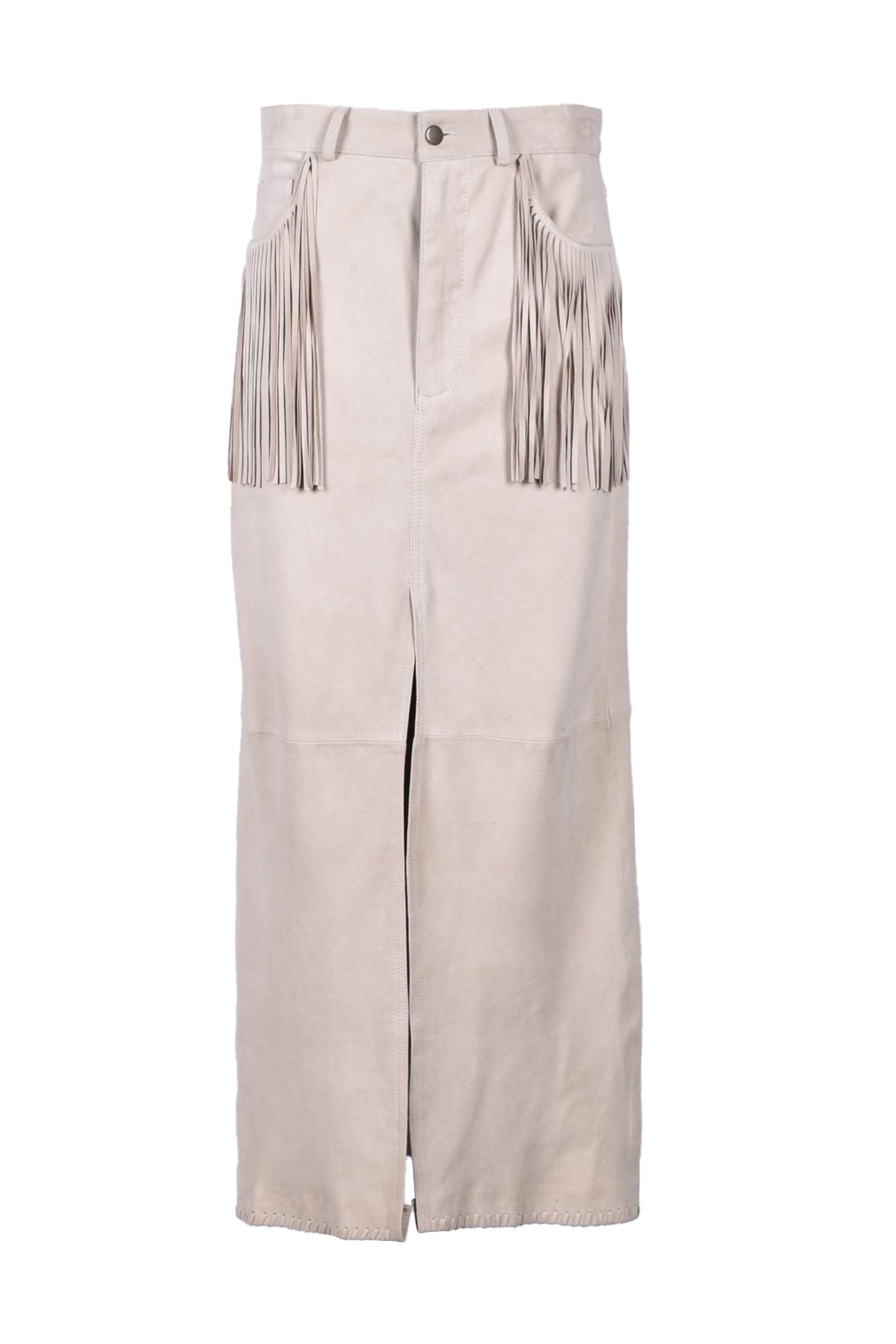 WILD CASHMERE leather skirt