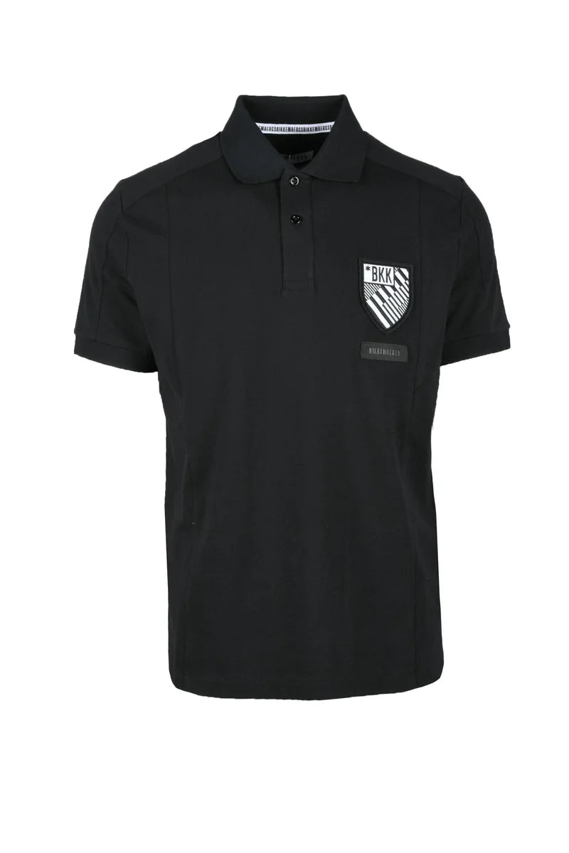Bikkembergs Polo Cotone Stretch - Nero