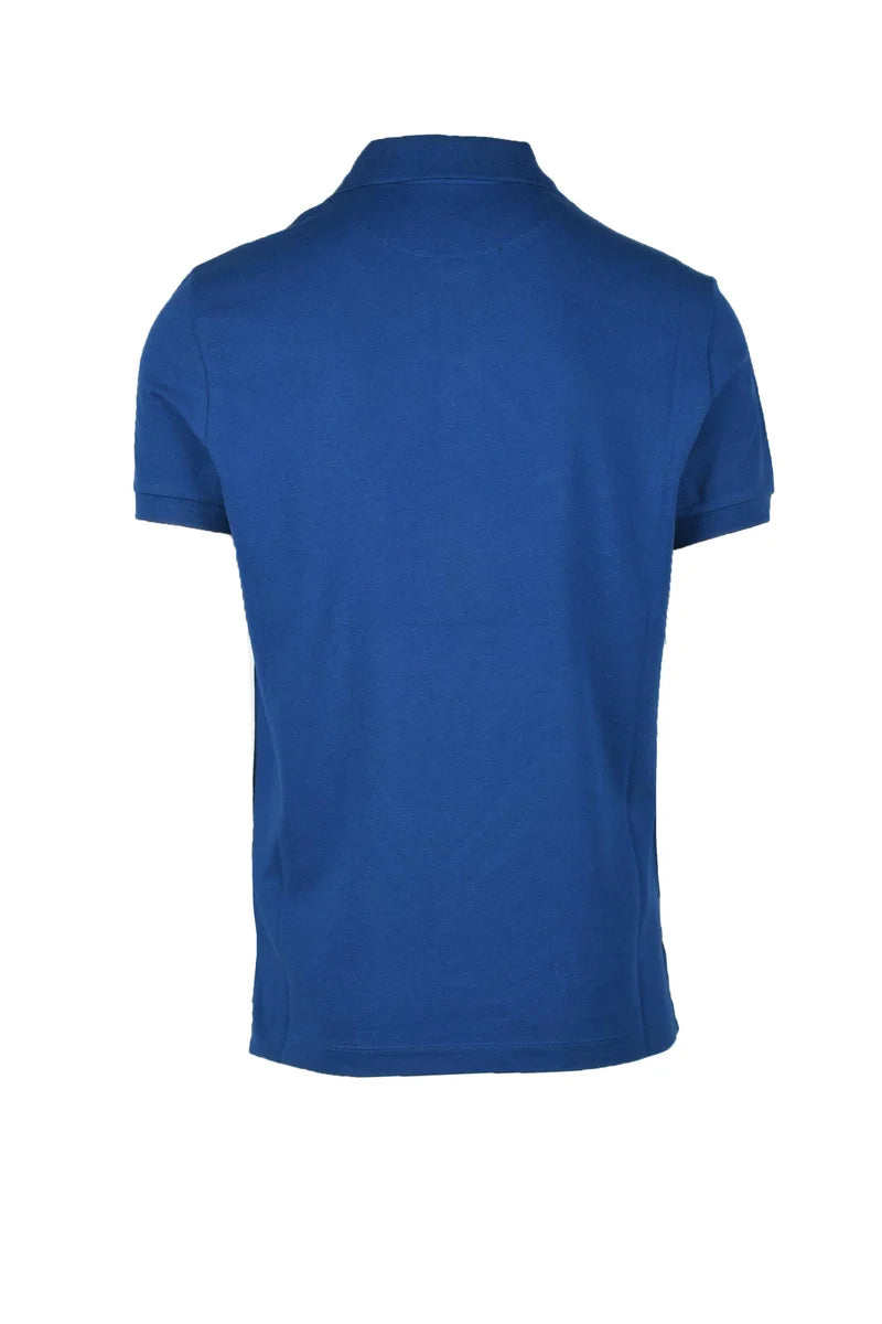 Bikkembergs Stretch Cotton Polo Shirt - Blue