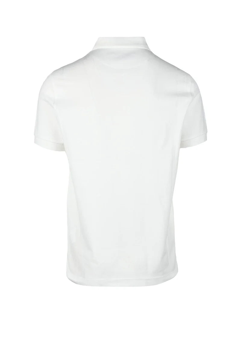 Bikkembergs Polo Cotone Stretch - Bianco