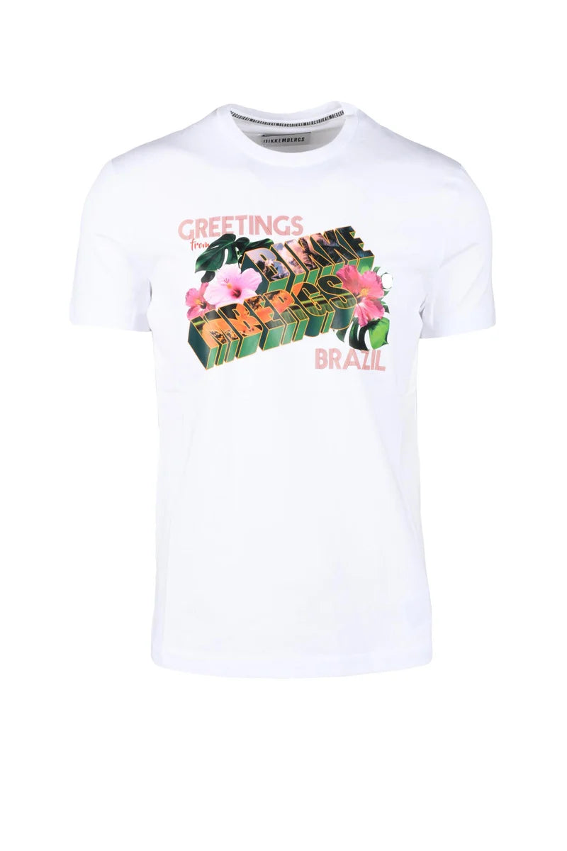 Bikkembergs T-shirt Cotone Stretch - Blu