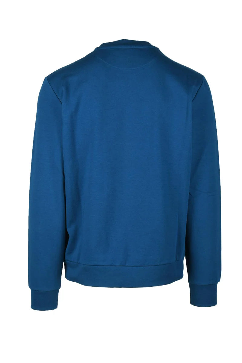 Bikkembergs Stretch Cotton Sweatshirt - Blue