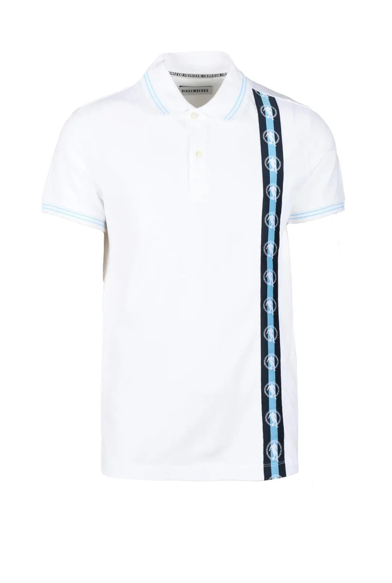 Bikkembergs Polo Manica Corta - Bianco