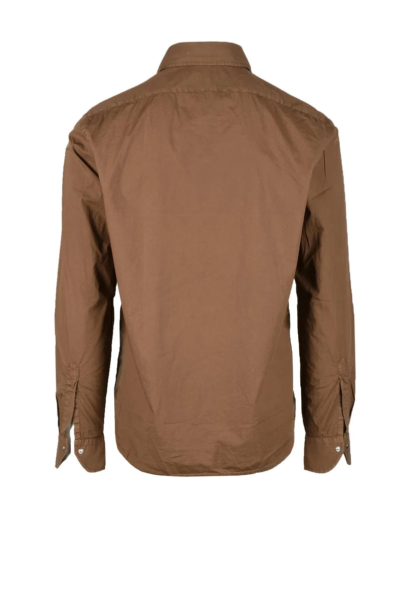 Baturo Camicia Cotone - Marrone