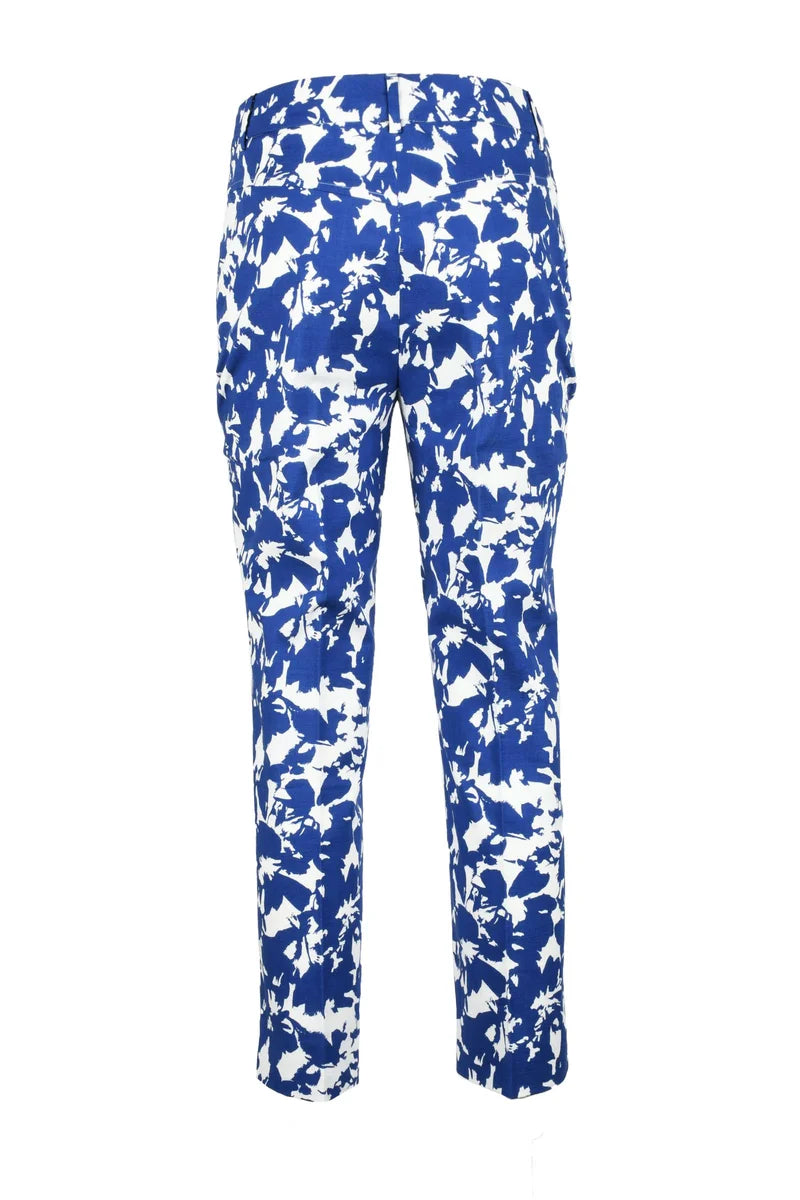Ago E Filo Pantaloni Donna Blu/Bianco