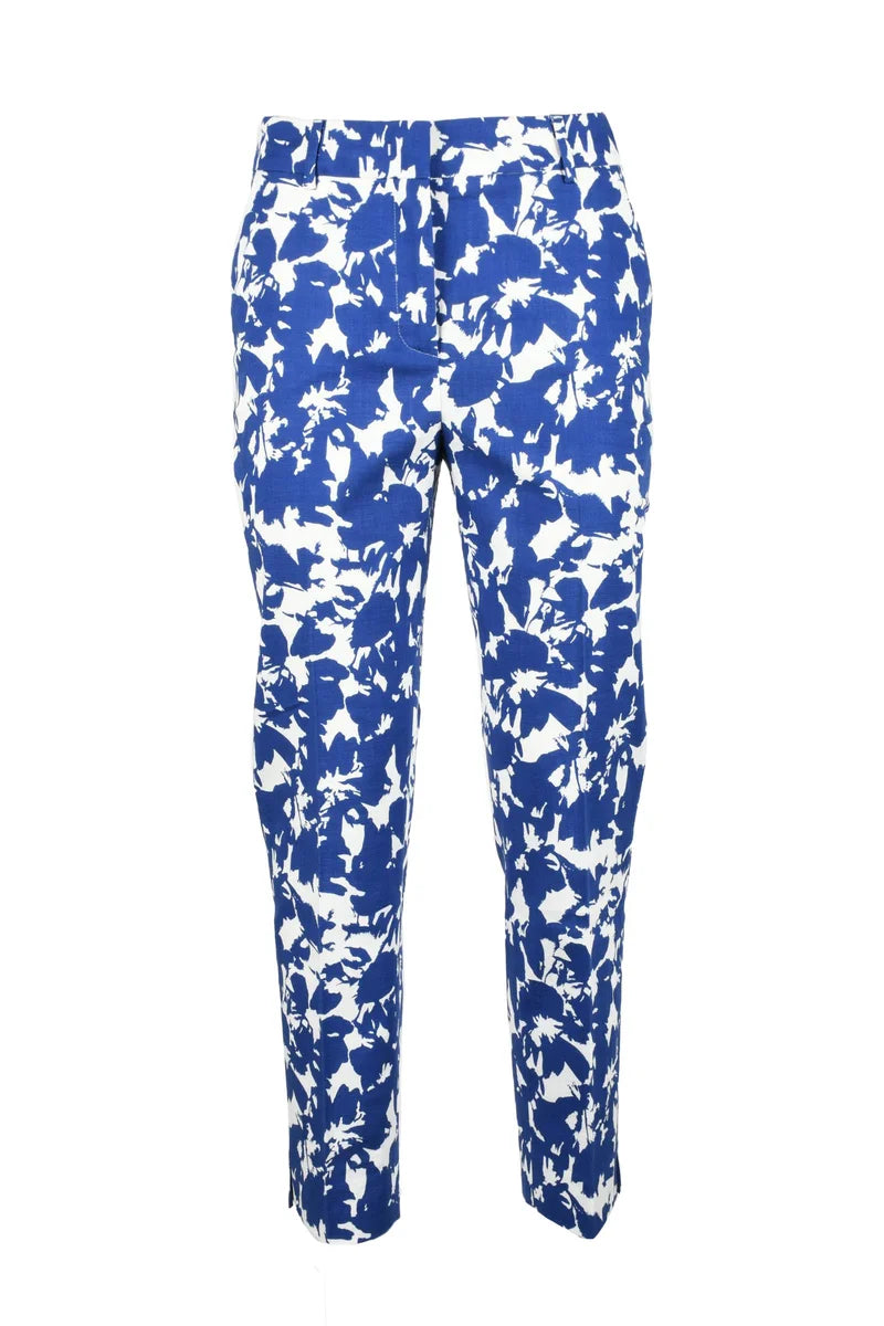Ago E Filo Pantaloni Donna Blu/Bianco