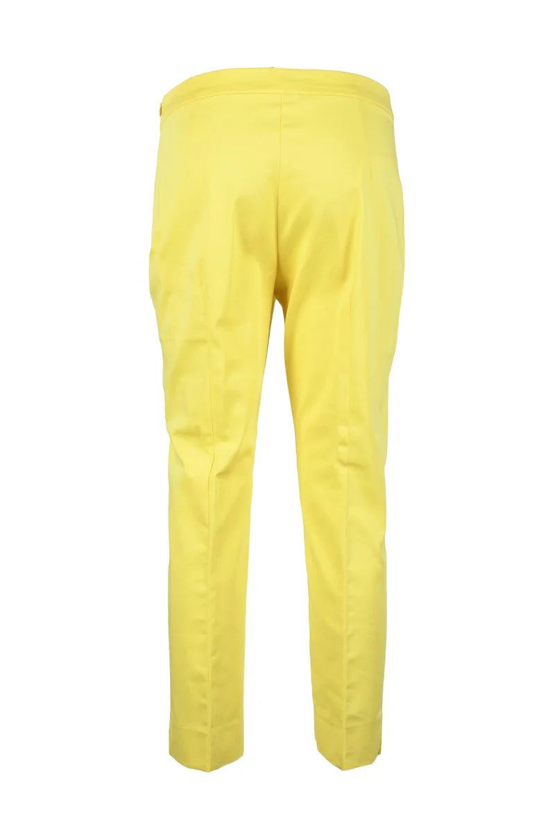 Caractere Pantalone Cotone Poliestere Stretch - Giallo