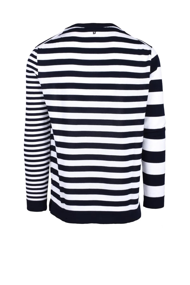Dondup Maglione Uomo Bianco/Blu