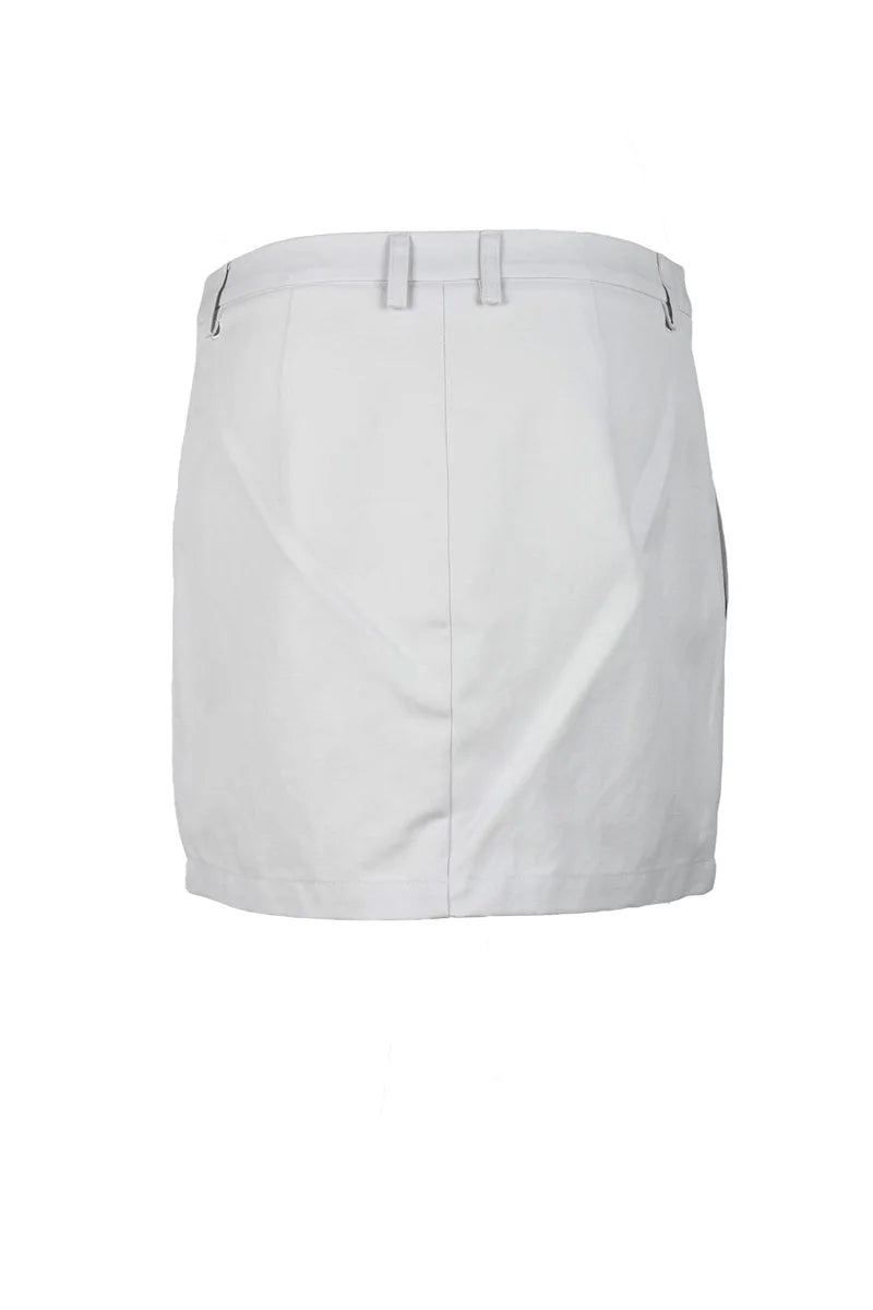 Patrizia Pepe Mini Gonna - Grigio Chiaro