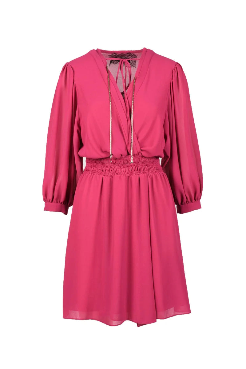 Patrizia Pepe Abito Corto - Fucsia