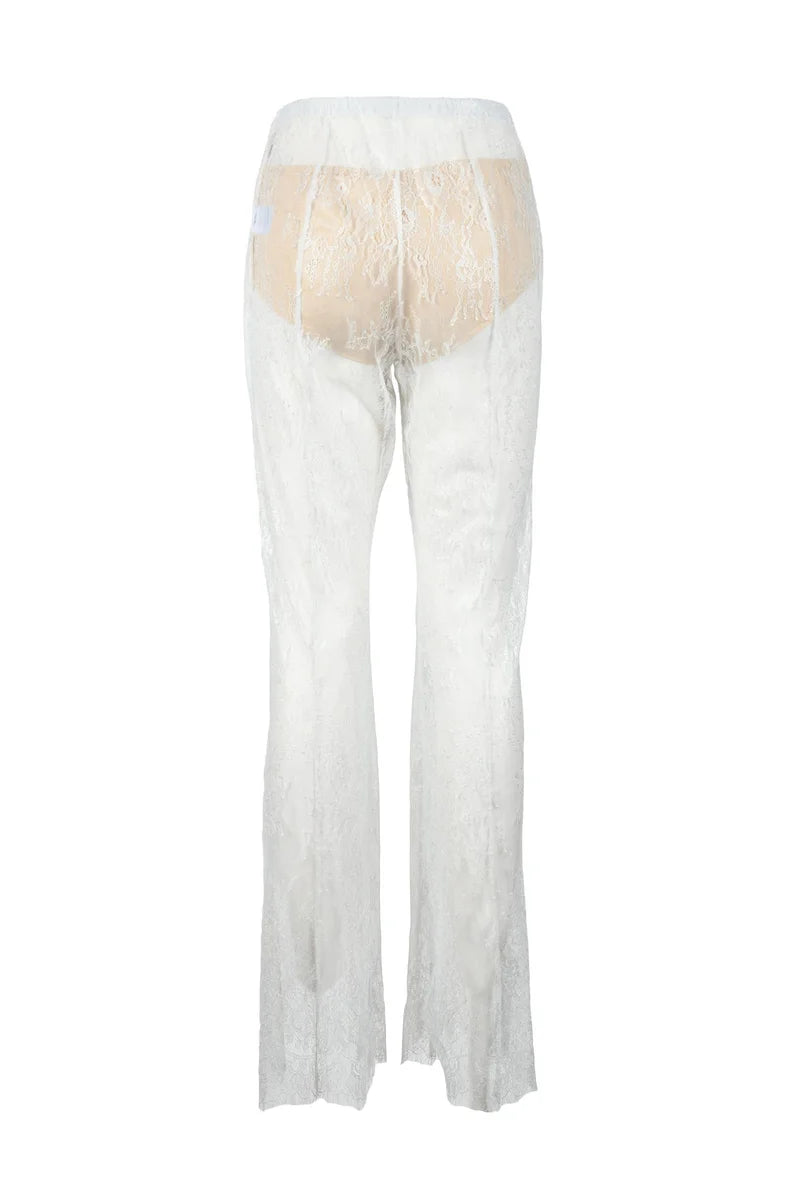 Patrizia Pepe Pantaloni Poliammide - Bianco