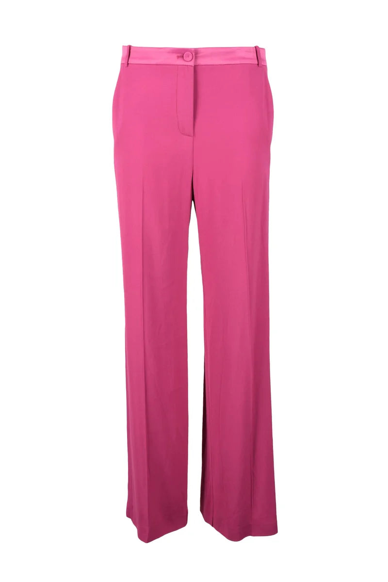 Patrizia Pepe Pantaloni Viscosa Stretch - Fucsia