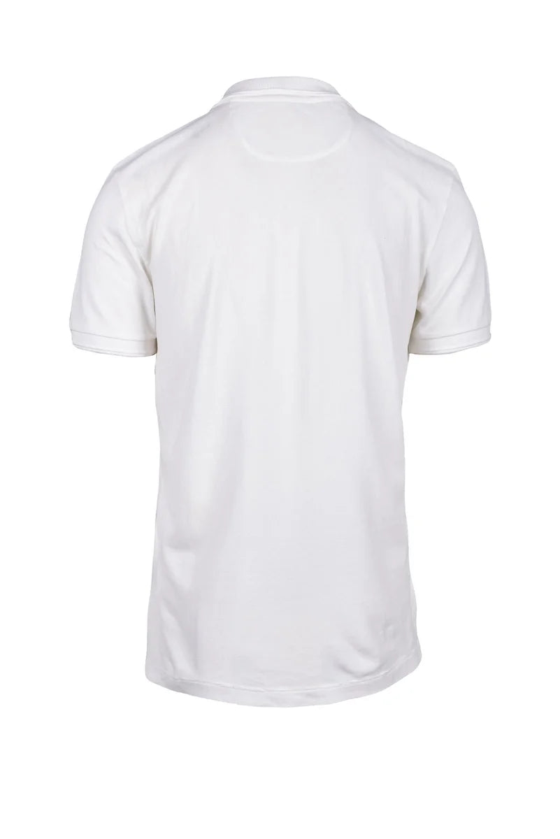 Star Point Polo Cotone - Bianco