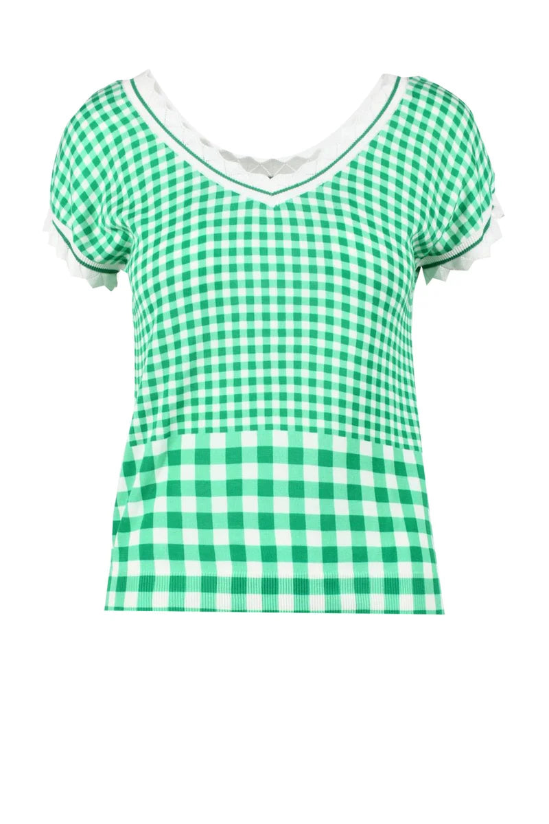 Jei S Maglia Cotone - Bianco/Verde