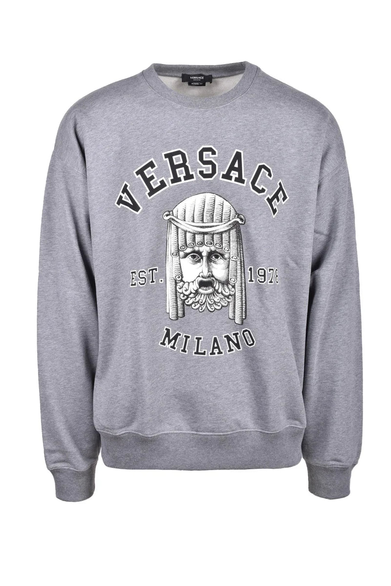 Versace Collection Felpa Grigia - Grigio