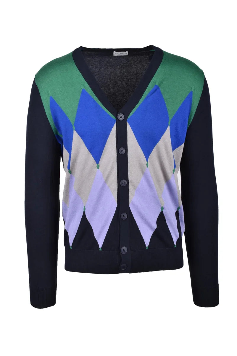 Ballantyne Cardigan Blu - Uomo
