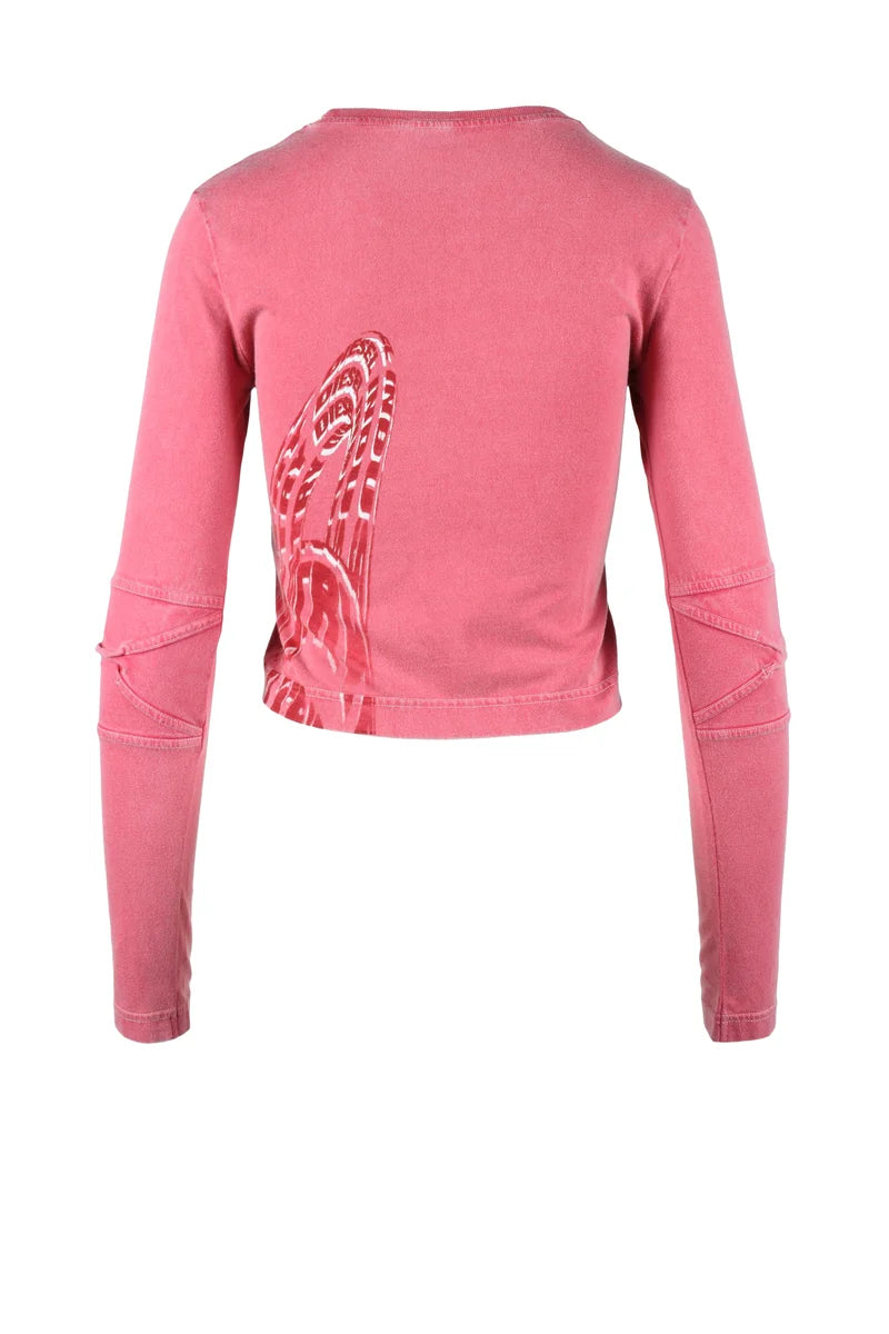 Diesel T-shirt Cotone - Rosa