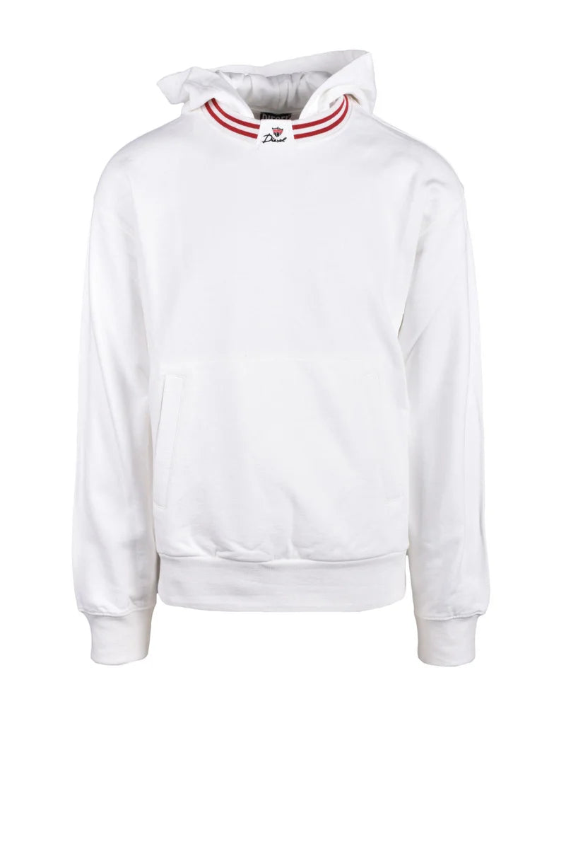 Diesel Felpa Girocollo - Bianco