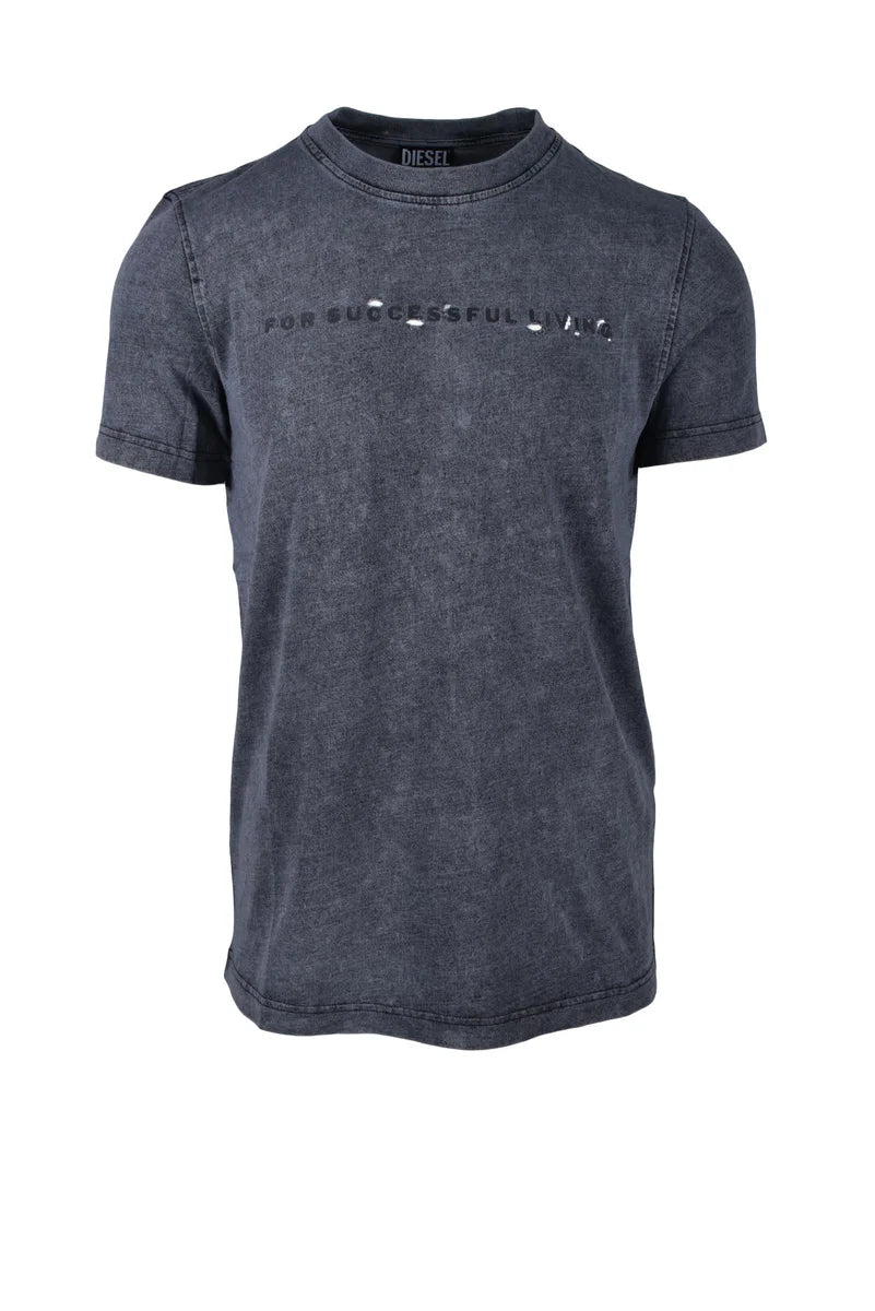 Diesel T-shirt Cotone - Grigio