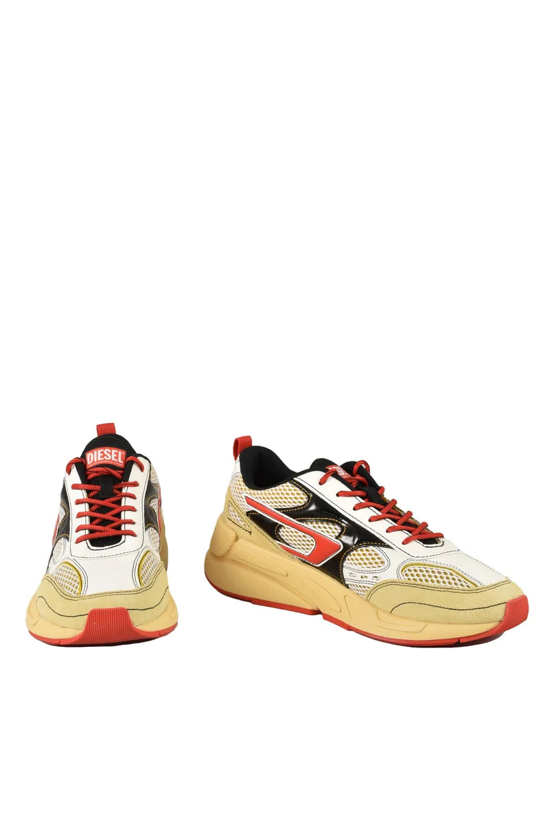 Diesel Sneakers Uomo - Bianco/Rosso