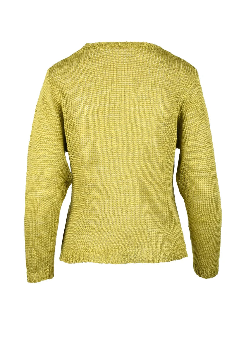Zanone-slowear Maglia Lino - Verde Mela