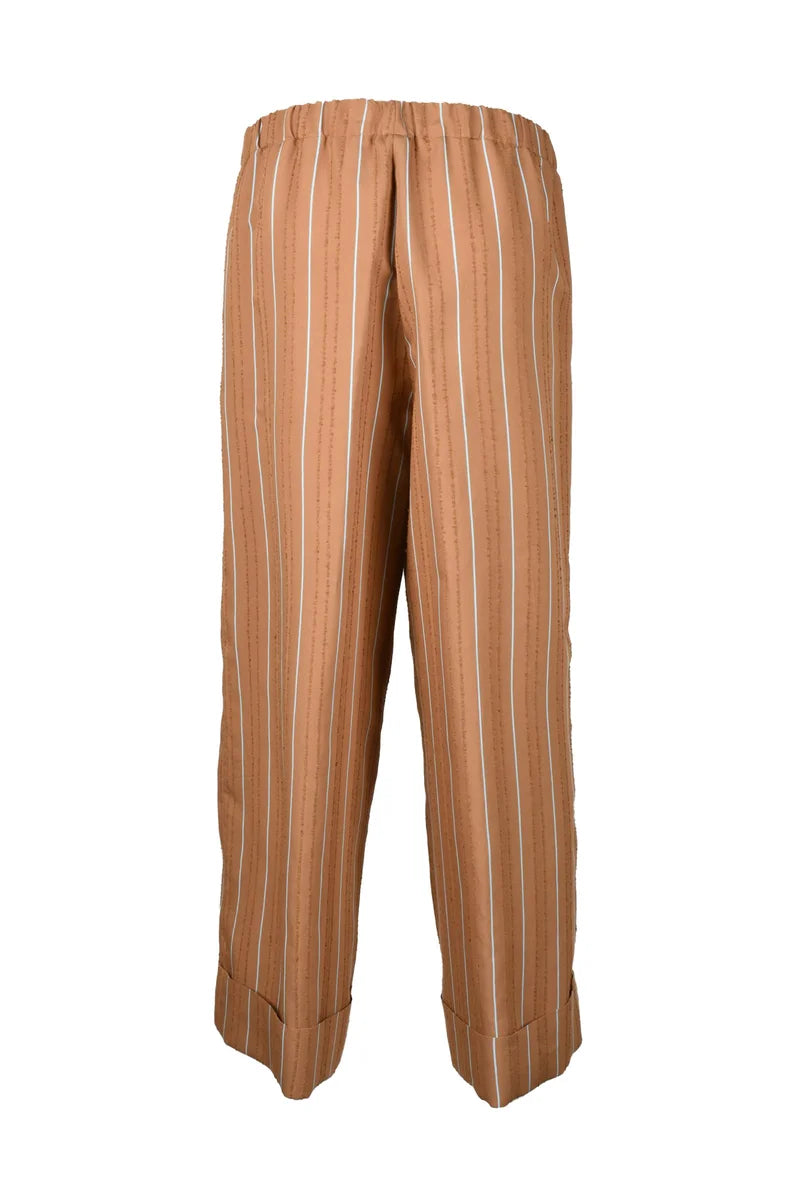 Collection Privee? Pantaloni Comfort Fit - Marrone