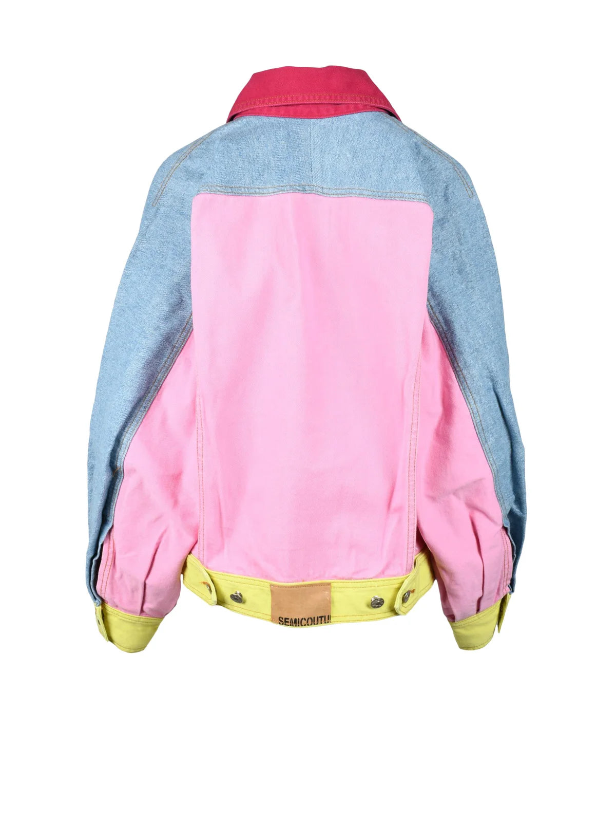 Semicouture Giubbotto Patchwork - Multicolore