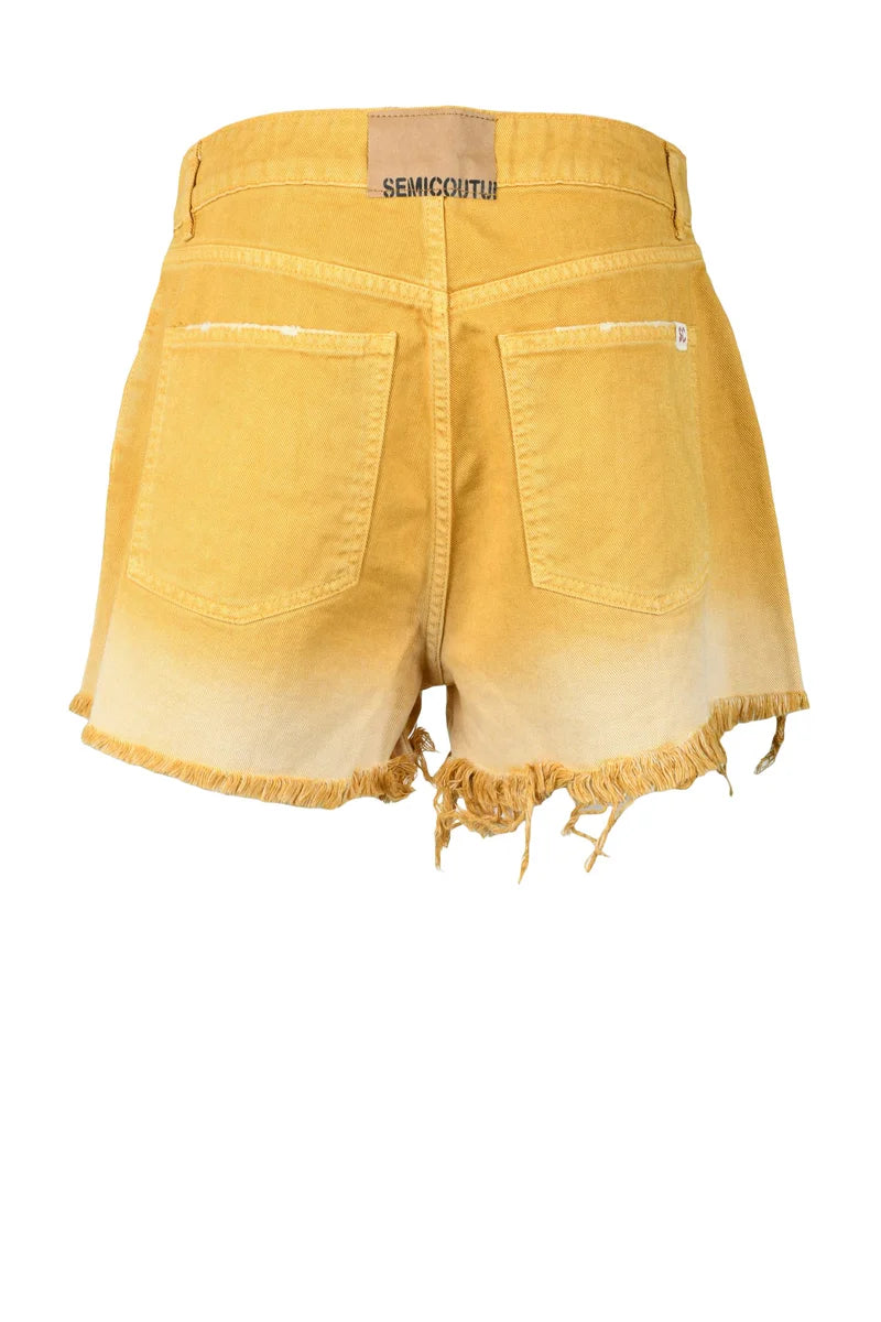 Semicouture Short Giallo