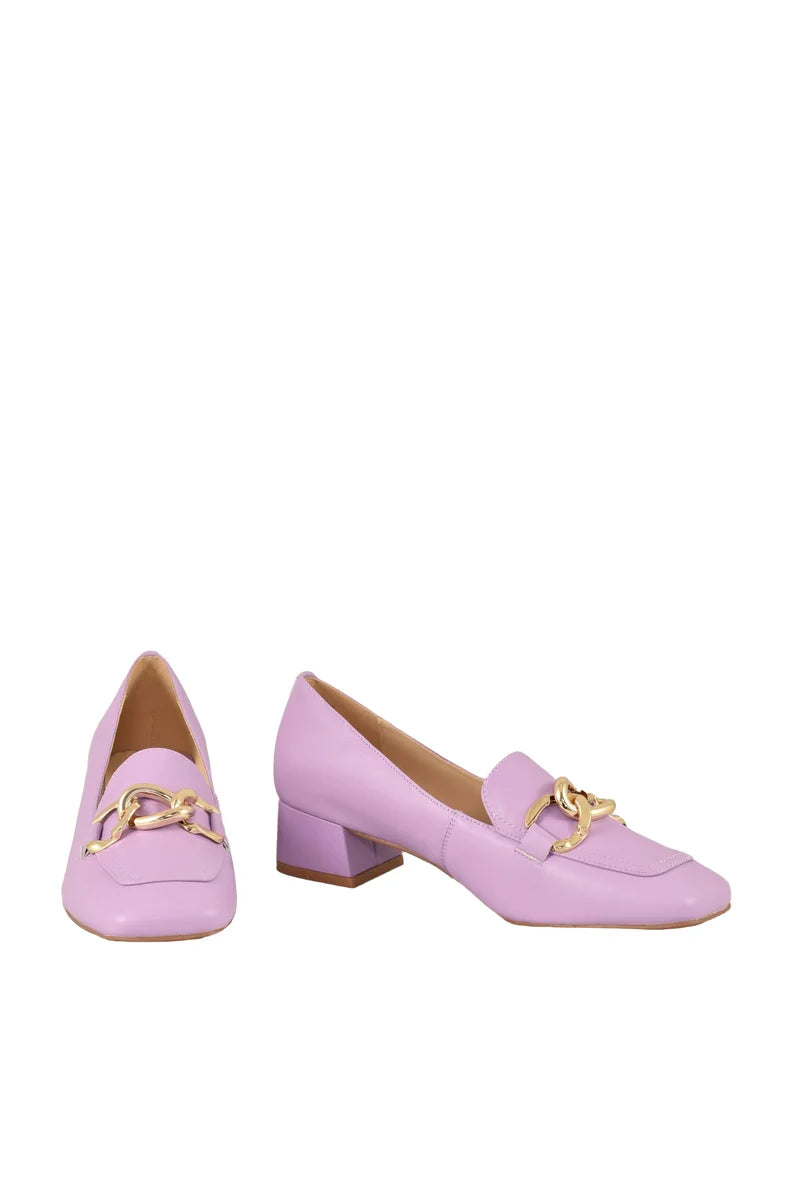 Keys Scarpe Pelle - Viola