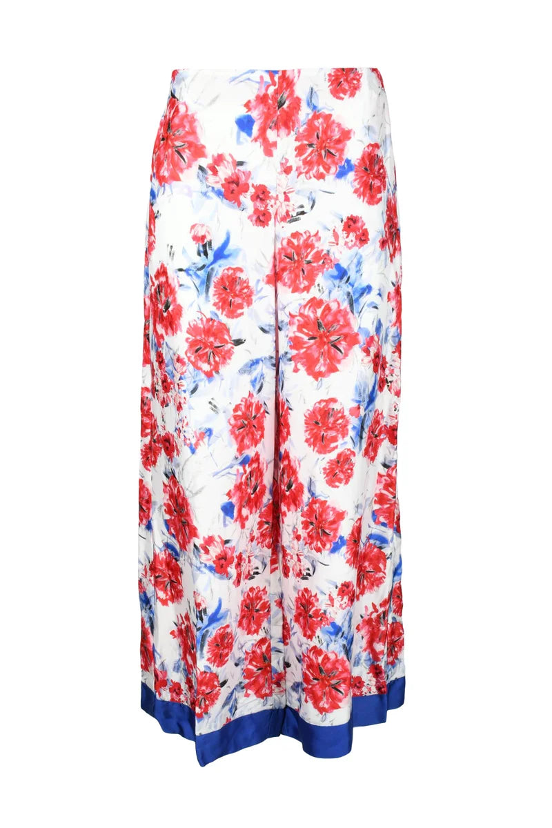 Semicouture Pantaloni Bianco/Rosso