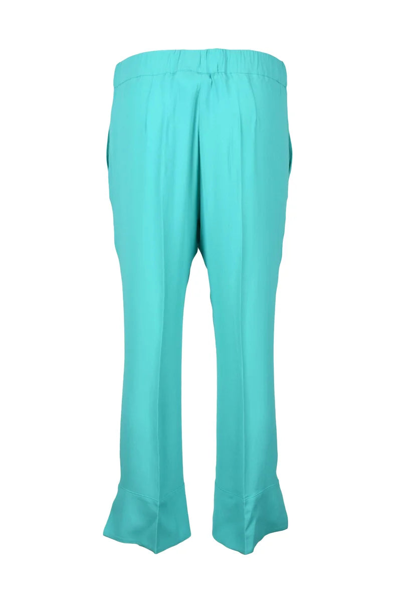 Semicouture Pantaloni Verde Acqua
