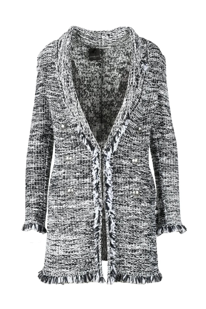 Charlott Giacca Nero/Bianco