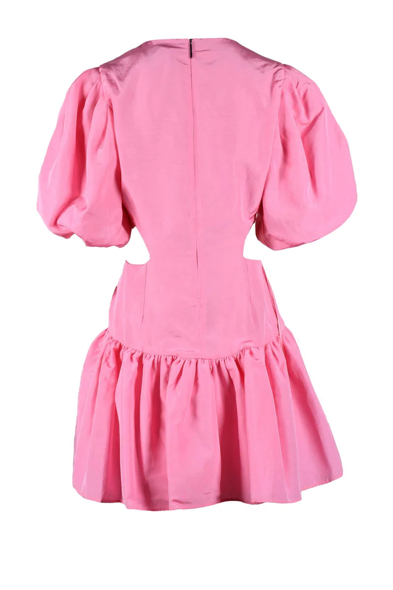 MSGM Abito Palloncino Sbuffo - Rosa