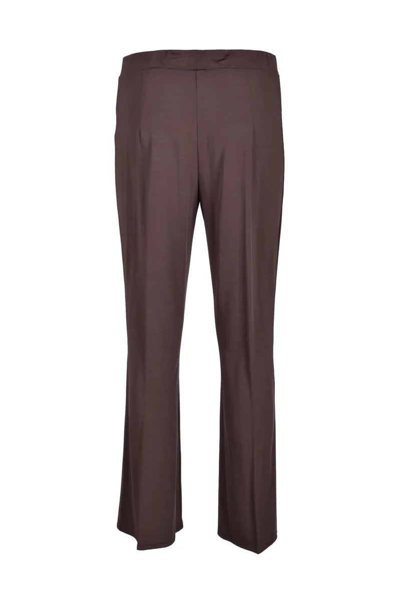 1-ONE Pantalone Viscosa Stretch - Marrone