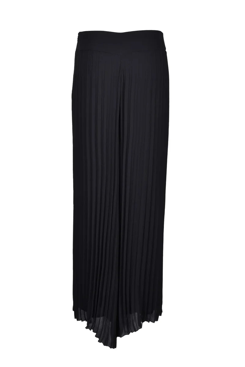 Carla Ruiz Pantaloni Plissettati Nero