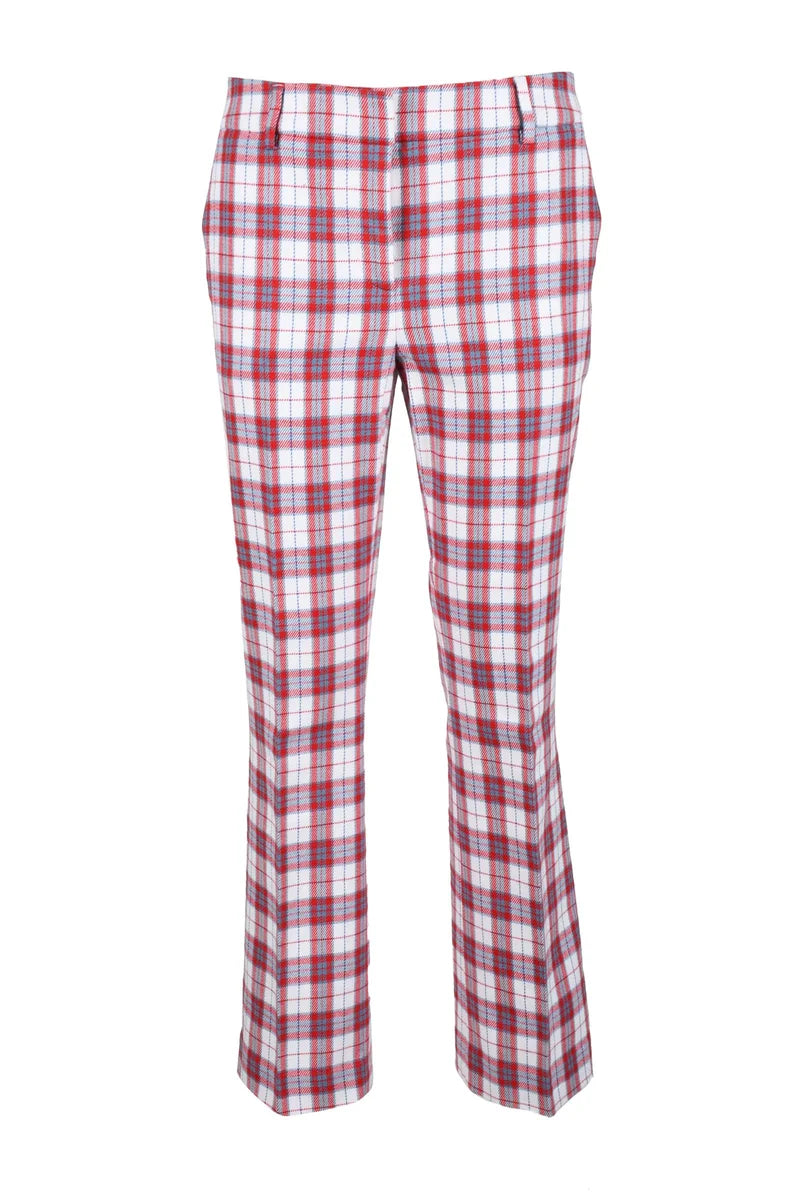 L Autre Chose Pantaloni Blue/Red