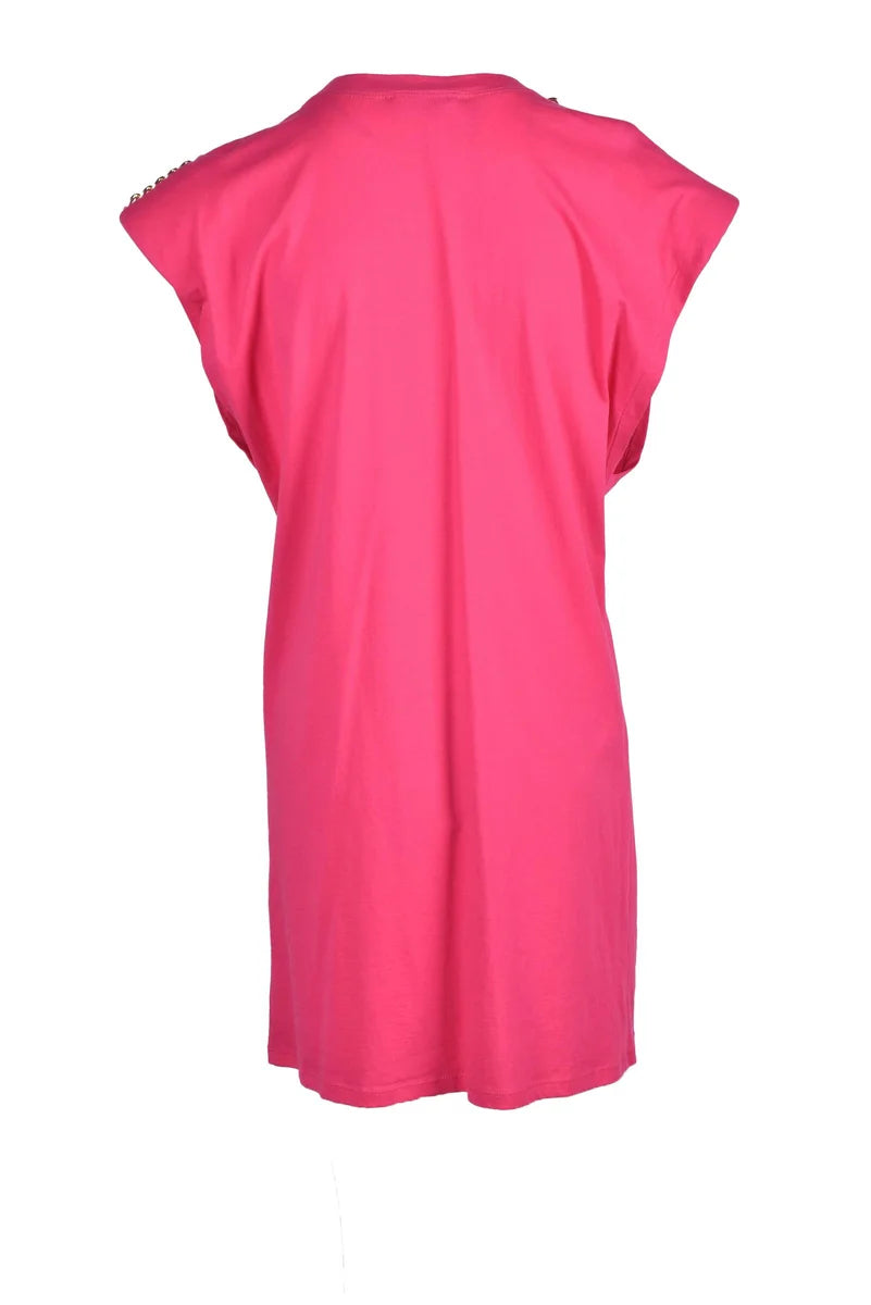 Marci By Gil Santucci Abito Fucsia Cotone