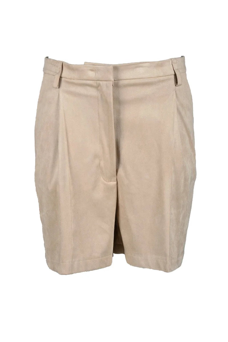 Violanti Shorts Misto Poliestere - Beige