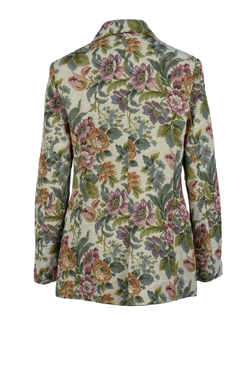 Motel Giacca Beige/Verde