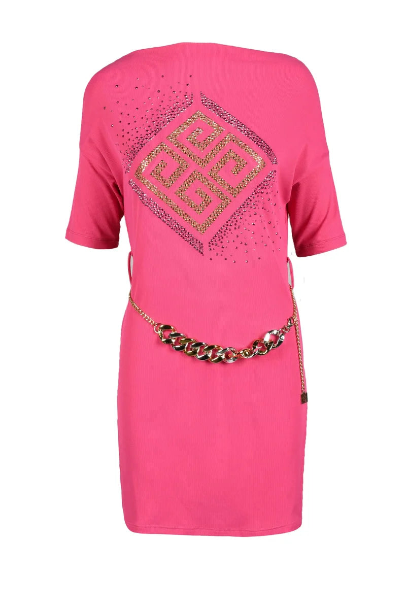 Gil Santucci Abito Fucsia