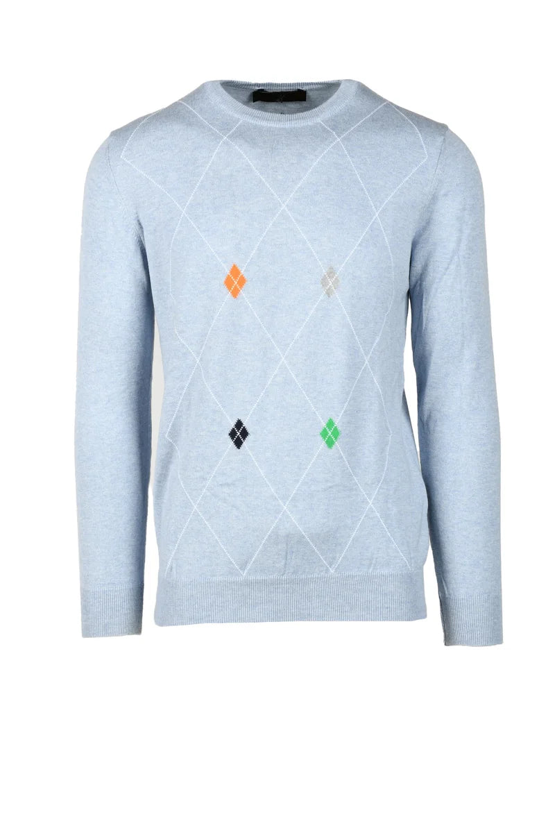 Laboratori Italiani Maglia Cotone - Celeste