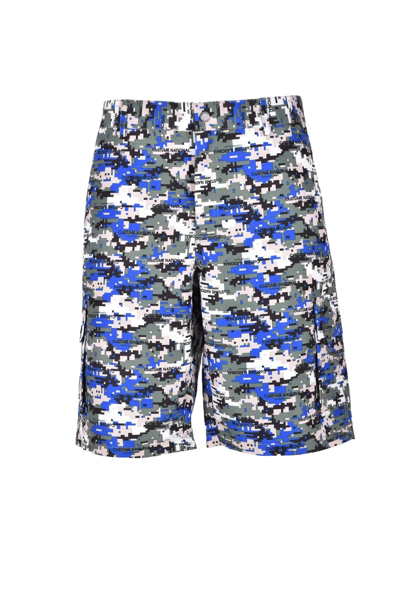 Costume National C. Bermuda Green/Blue