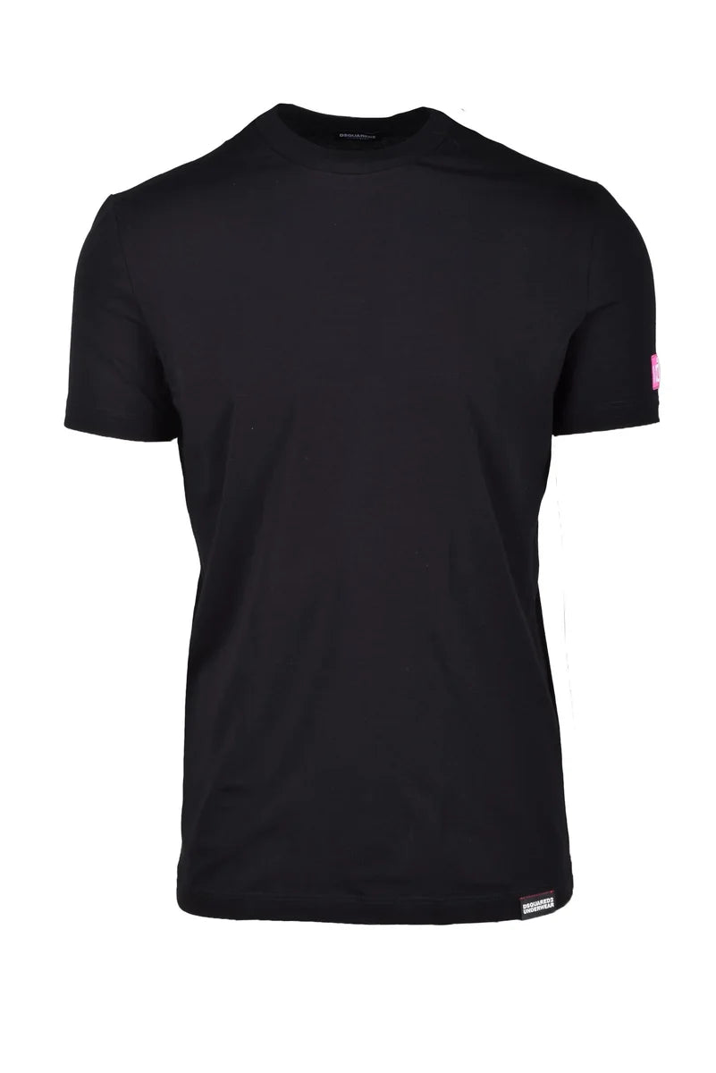 Dsquared Underwear T-shirt Uomo - Nero/Rosa