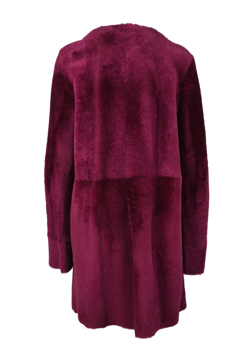 Drome Cappotto Pelle - Rosso