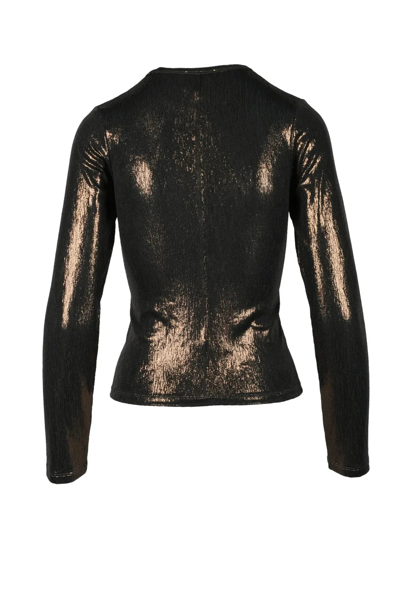 Forte_forte T-shirt Stretch - Bronzo