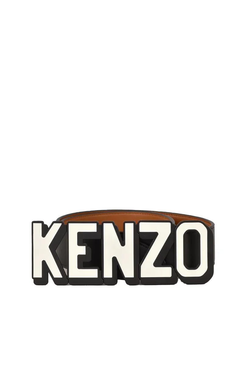Kenzo Paris Cintura Pelle - Nero