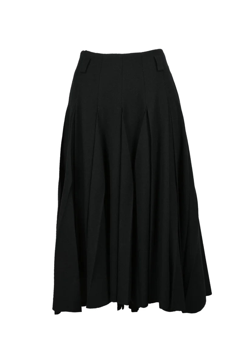 Prada Gonna Lunga Lana Vergine - Nero