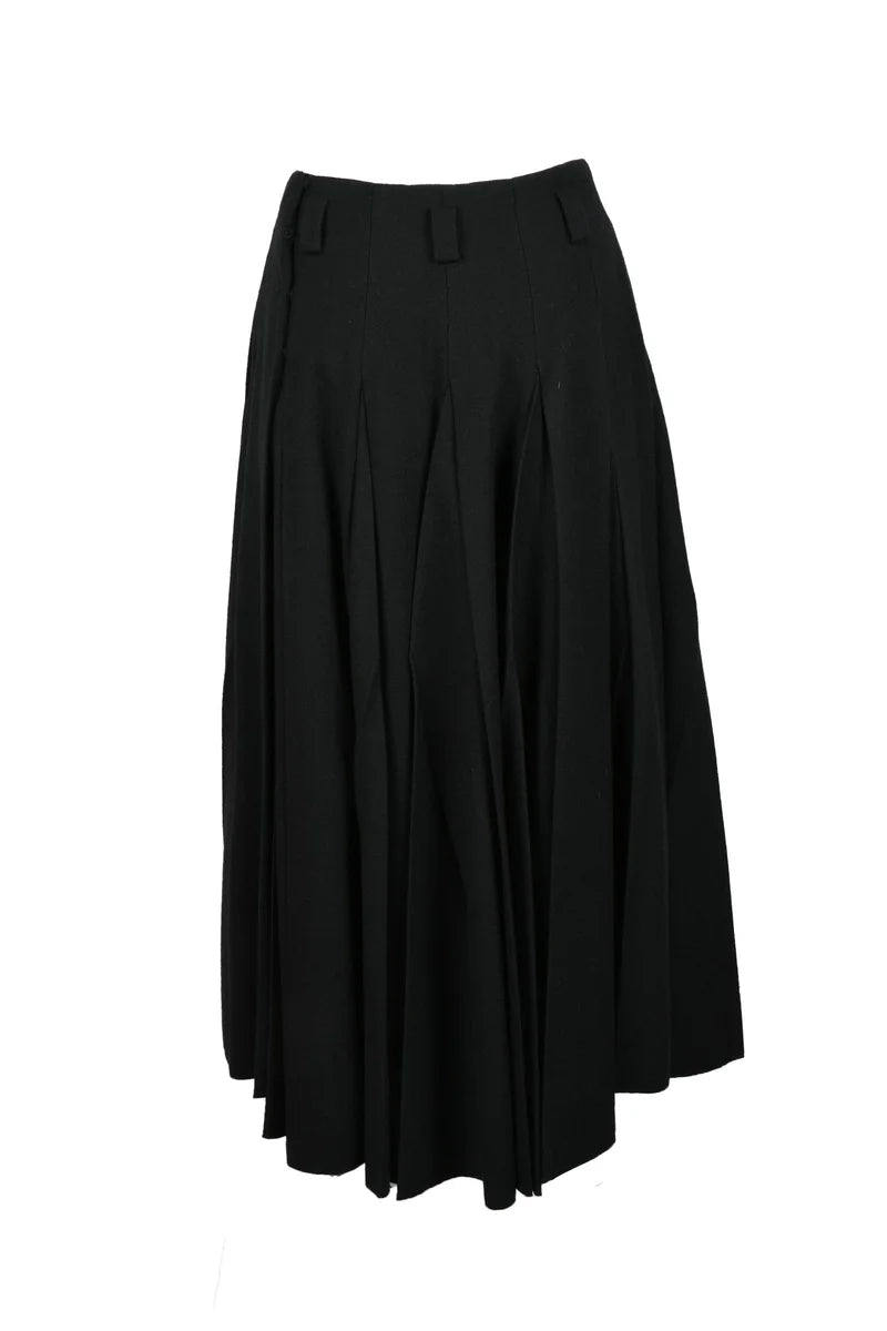 Prada Gonna Lunga Lana Vergine - Nero