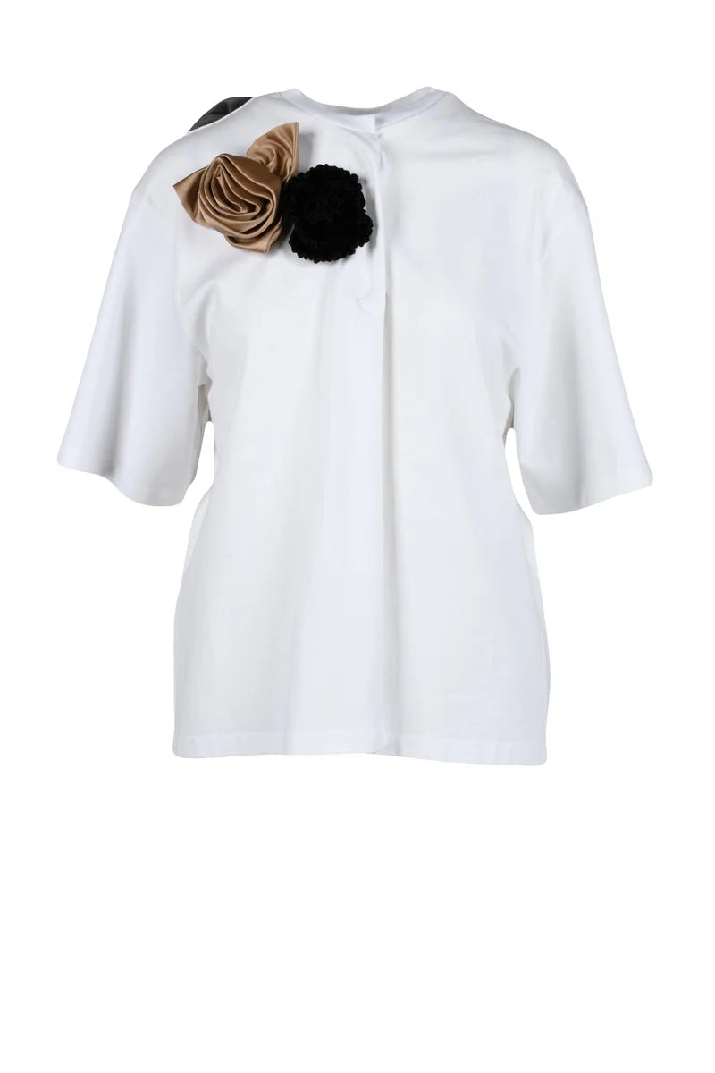 Prada T-shirt Cotone - Bianco